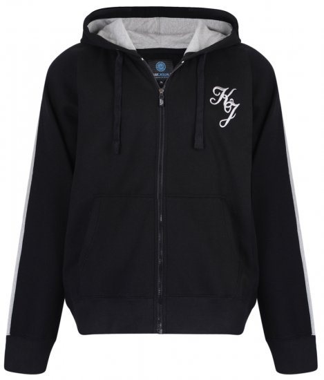 Kam Jeans 7005 Hoodie Black - Sweaters & hoodies - Sweaters & Hoodies Grote Maten Heren