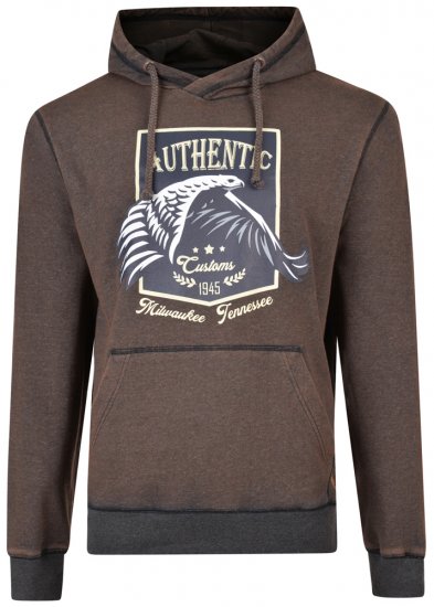 Kam Jeans 7010 Hoodie Black - Sweaters & hoodies - Sweaters & Hoodies Grote Maten Heren