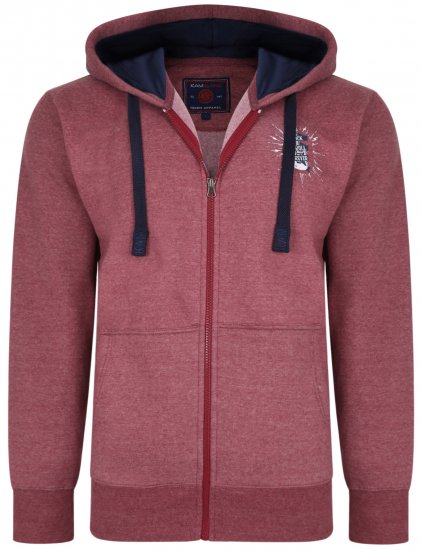 Kam Jeans 7029 Hoodie Cordovan - Sweaters & hoodies - Sweaters & Hoodies Grote Maten Heren