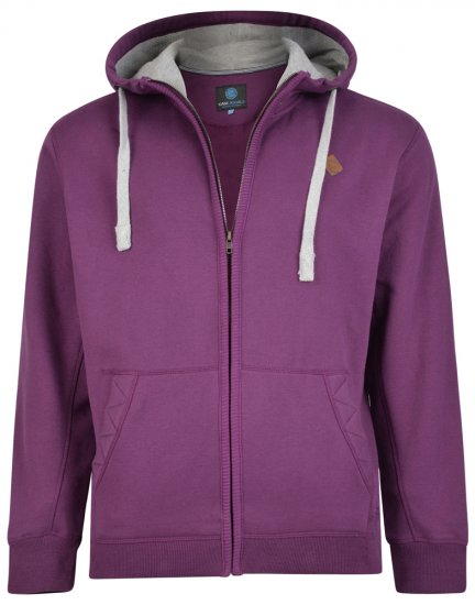Kam Jeans 717 Hoodie Purple - Sweaters & hoodies - Sweaters & Hoodies Grote Maten Heren