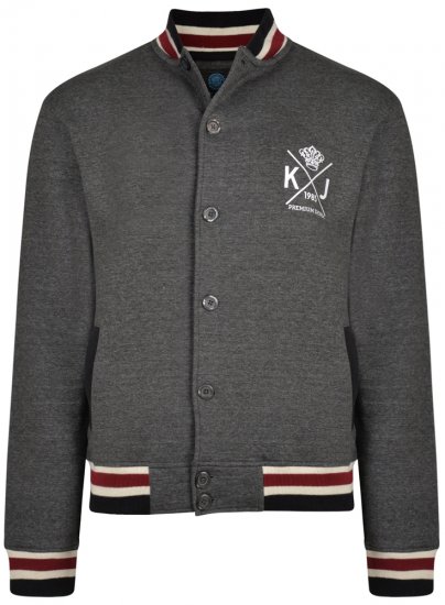 Kam Jeans 719 Button Sweater Charcoal - Sweaters & hoodies - Sweaters & Hoodies Grote Maten Heren