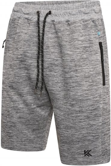 Kam Jeans AP005 Active Performance Marl Shorts Grey - Joggingbroeken & shorts - Joggingbroeken & Shorts Heren Grote Maten