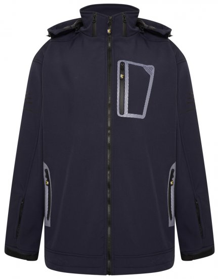 Kam Jeans KV39 Jas Donkerblauw - Jassen - Grote Maten Herenjassen