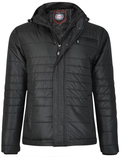 Kam Jeans KV94 Jacket Black - Jassen - Grote Maten Herenjassen