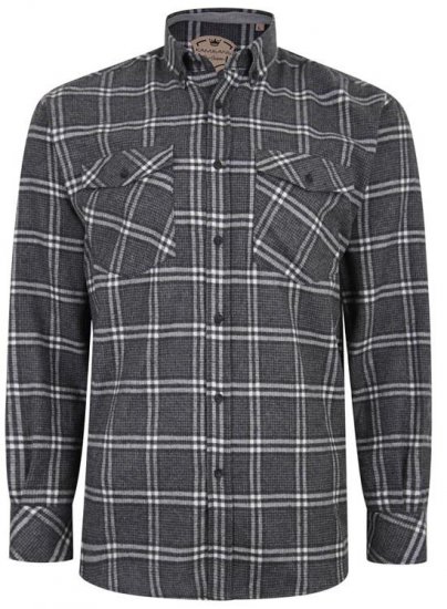 Kam Jeans P682 Flannel Shirt - Overhemden - Overhemden Grote Maten Heren