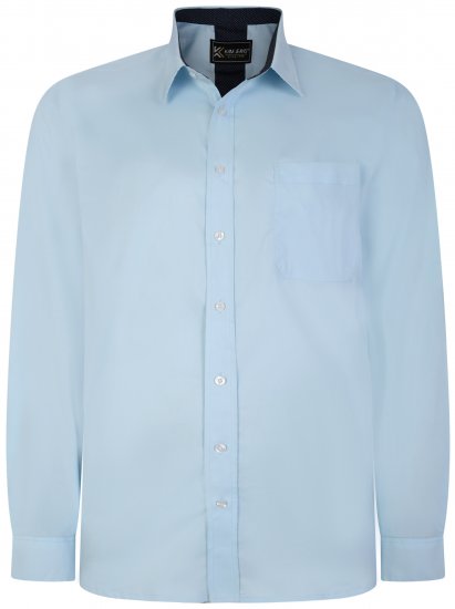 Kam Jeans P684 Premium Stretch Shirt Blue - Overhemden - Overhemden Grote Maten Heren