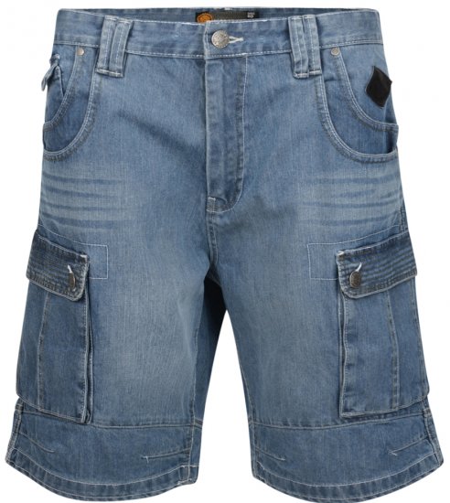 Kam Jeans Sebastian Denim Shorts - Korte broeken - Grote Maten Korte Broeken Heren
