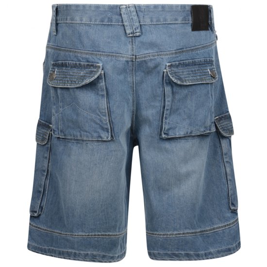 Kam Jeans Sebastian Denim Shorts - Korte broeken - Grote Maten Korte Broeken Heren