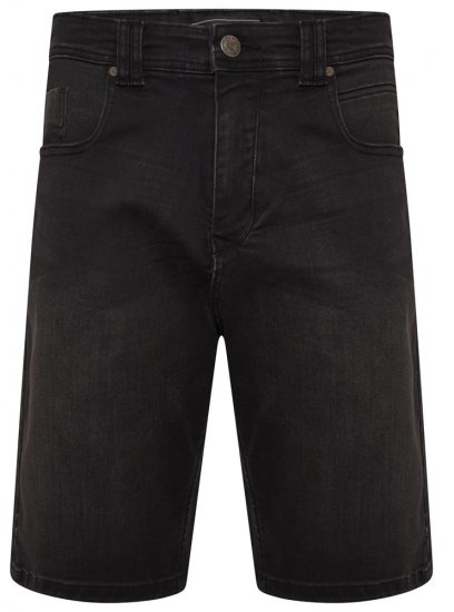 Kam Jeans Vigo2 Jeans Shorts Black Used - Korte broeken - Grote Maten Korte Broeken Heren