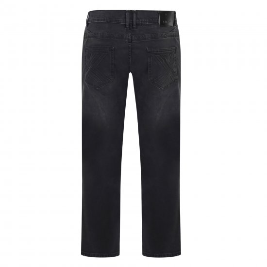 Kam Jeans VIGO Stretchjeans Black Used - Jeans & broeken - Jeans & Broeken Grote Maten Heren