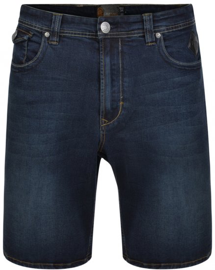 Kam Jeans Vincent Shorts Dark Used - Korte broeken - Grote Maten Korte Broeken Heren