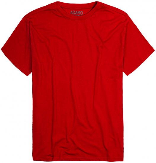 Adamo Kevin Regular fit T-shirt Red - T-shirts - Grote Maten T-shirts Heren