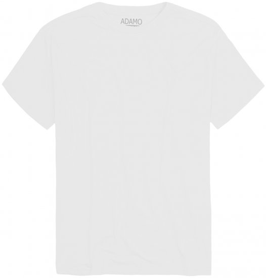 Adamo Kevin Regular fit T-shirt White - T-shirts - Grote Maten T-shirts Heren