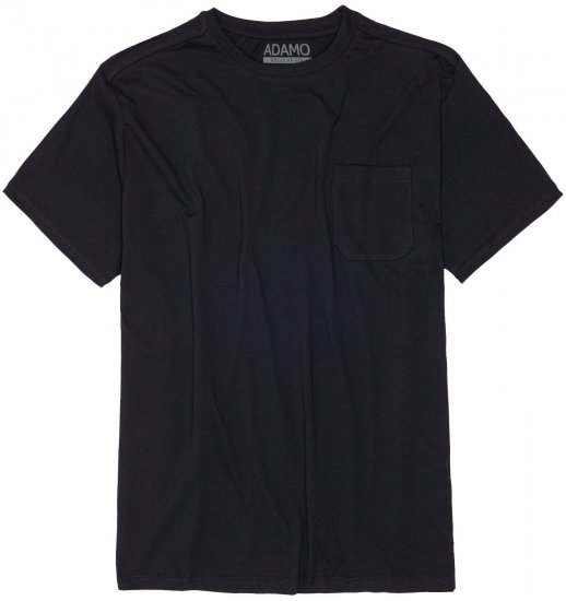 Adamo Kody Regular fit T-shirt with Pocket Navy - T-shirts - Grote Maten T-shirts Heren