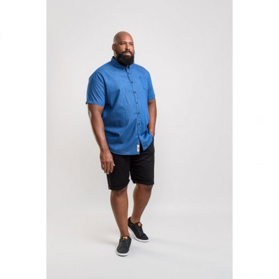 D555 Arnold Denim Shirt - Overhemden - Overhemden Grote Maten Heren