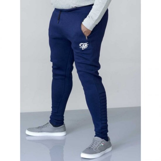D555 Javier Fashion Sweatpants Navy - Joggingbroeken & shorts - Joggingbroeken & Shorts Heren Grote Maten