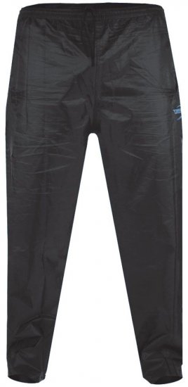 D555 Elba "Packaway" Rain Pants Black - Sportkleding & outdoor - Grote Maten Sportkleding Heren