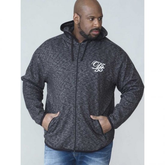D555 Bennie Full zip Hoodie - Sweaters & hoodies - Sweaters & Hoodies Grote Maten Heren