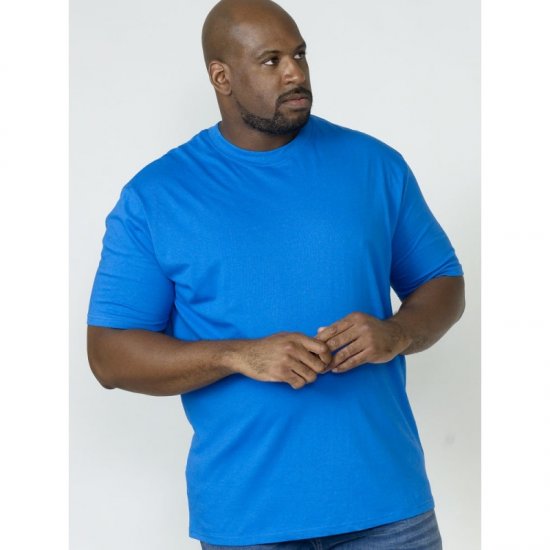 D555 Flyers Crew Neck T-shirt Blue - T-shirts - Grote Maten T-shirts Heren