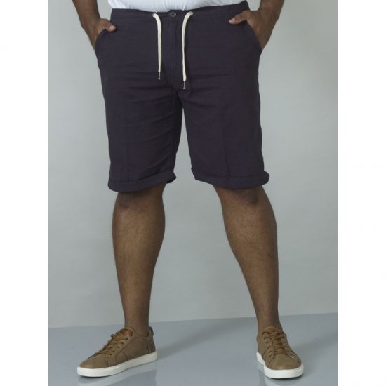 D555 Gareth Drawcord Shorts Navy - Joggingbroeken & shorts - Joggingbroeken & Shorts Heren Grote Maten