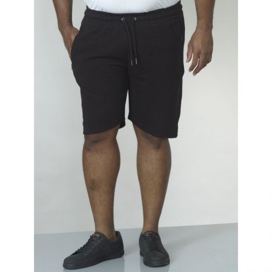 D555 Jackie Ribbed Jersey Shorts Black - Joggingbroeken & shorts - Joggingbroeken & Shorts Heren Grote Maten