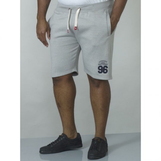 D555 Lindon Jersey Shorts Grey - Joggingbroeken & shorts - Joggingbroeken & Shorts Heren Grote Maten