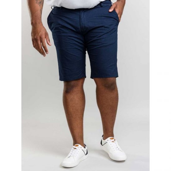 D555 Lopez Stretch Shorts Navy - Korte broeken - Grote Maten Korte Broeken Heren