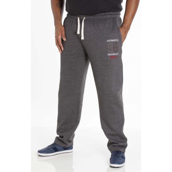 D555 Portland Sweatpants Charcoal - Joggingbroeken & shorts - Joggingbroeken & Shorts Heren Grote Maten