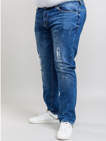 D555 Boxwell Ripped Jeans Stonewash - Jeans & broeken - Jeans & Broeken Grote Maten Heren