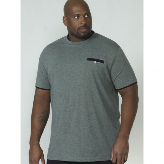 D555 Nelly T-shirt Khaki - T-shirts - Grote Maten T-shirts Heren