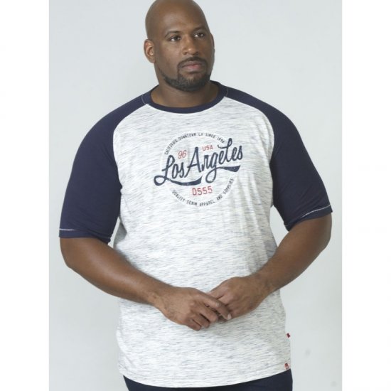 D555 Judson T-shirt Navy - T-shirts - Grote Maten T-shirts Heren