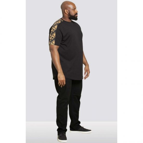 D555 Damien Couture T-shirt Black - T-shirts - Grote Maten T-shirts Heren