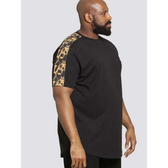 D555 Damien Couture T-shirt Black - T-shirts - Grote Maten T-shirts Heren