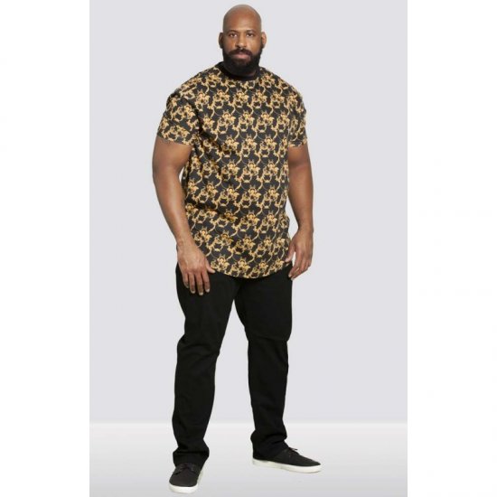 D555 Dave Couture T-shirt Black - T-shirts - Grote Maten T-shirts Heren