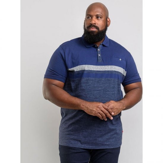 D555 Lawson Polo Navy - Polo shirts - Grote Maten Poloshirts Heren