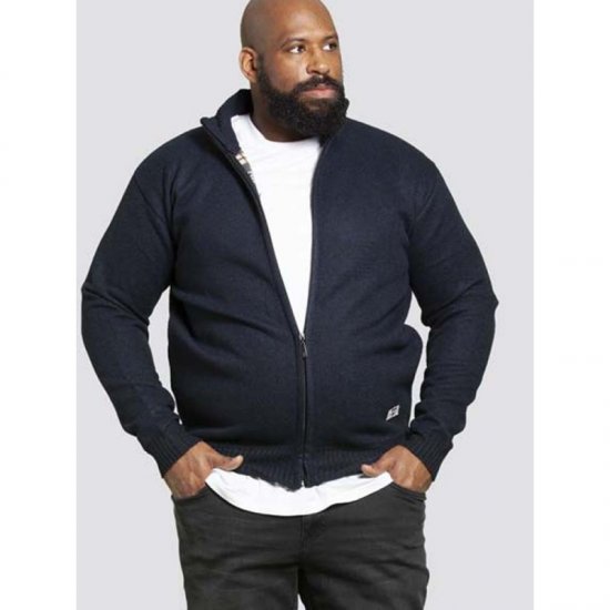 D555 Braxton Sweater Navy - Sweaters & hoodies - Sweaters & Hoodies Grote Maten Heren