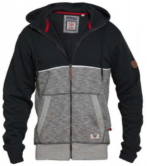 D555 Lamarsh Hoodie Navy - Sweaters & hoodies - Sweaters & Hoodies Grote Maten Heren