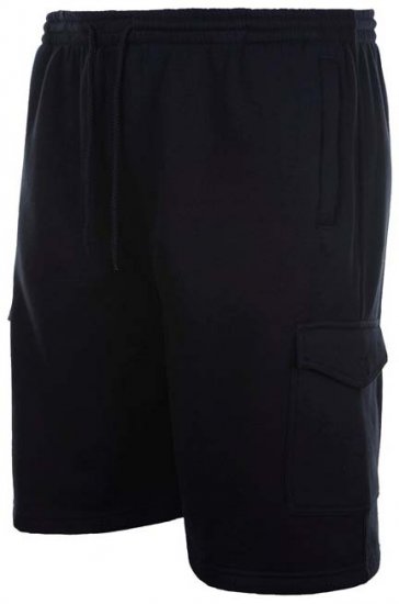 Espionage LW051 cargo sweatshorts zwart - Joggingbroeken & shorts - Joggingbroeken & Shorts Heren Grote Maten