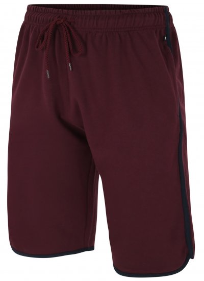 Kam Jeans 3312 Jersey Gym Shorts Burgundy - Joggingbroeken & shorts - Joggingbroeken & Shorts Heren Grote Maten