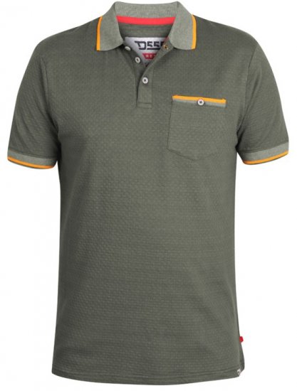D555 Marshall Polo Khaki - Polo shirts - Grote Maten Poloshirts Heren