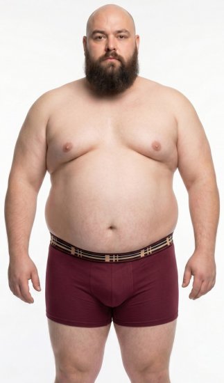 20 Nodi 979 Boxershorts set van 3 Bordeaux/Grijs/Donkerblauw - Boxershorts - Grote Maten Boxershorts Heren
