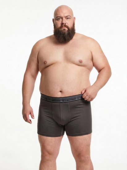 20 Nodi 979 Boxershorts set van 3 Bordeaux/Grijs/Donkerblauw - Boxershorts - Grote Maten Boxershorts Heren