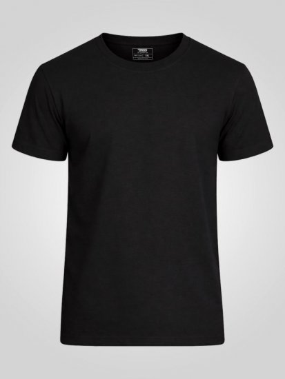D555 Smartly T-shirt ronde hals Zwart set van 5 - T-shirts - Grote Maten T-shirts Heren