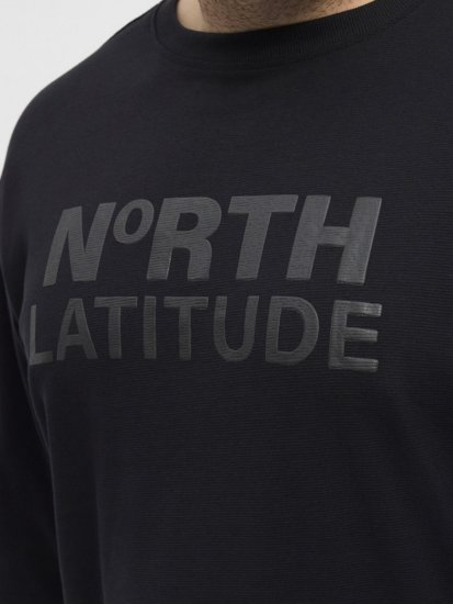 North Latitude 53123 Sweater met logo Zwart - Sweaters & hoodies - Sweaters & Hoodies Grote Maten Heren