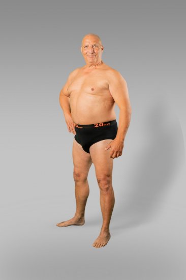 20 Nodi Stretch Cotton Briefs with Medium Side Cut Assorted 3-pack Black/Blue - Ondergoed & Zwem - Grote Maten Ondergoed Heren