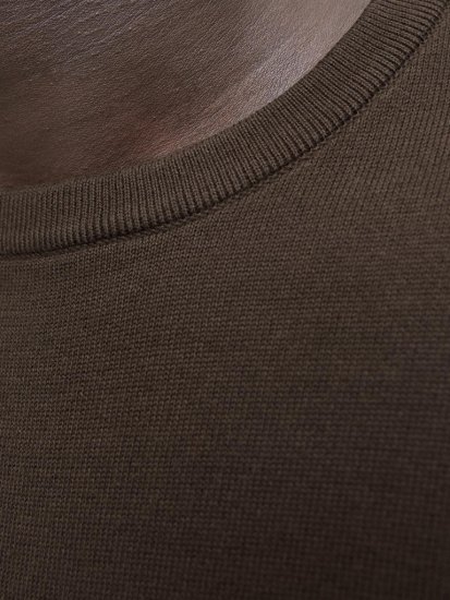 Jack & Jones BASIC Knitted Sweater Brown - Sweaters & hoodies - Sweaters & Hoodies Grote Maten Heren