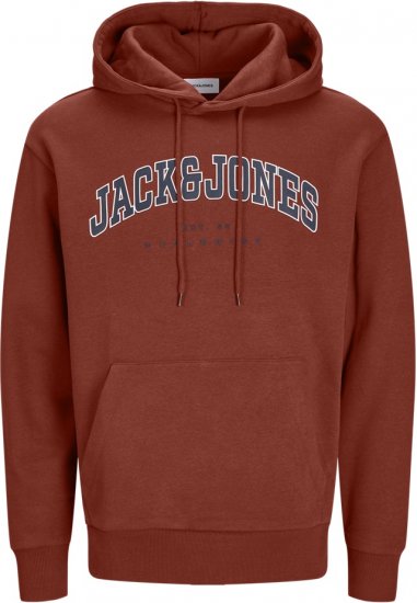 Jack & Jones CALEB Hoodie Red - Sweaters & hoodies - Sweaters & Hoodies Grote Maten Heren