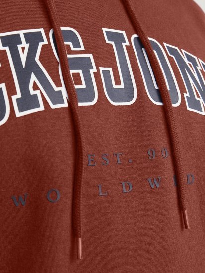 Jack & Jones CALEB Hoodie Red - Sweaters & hoodies - Sweaters & Hoodies Grote Maten Heren