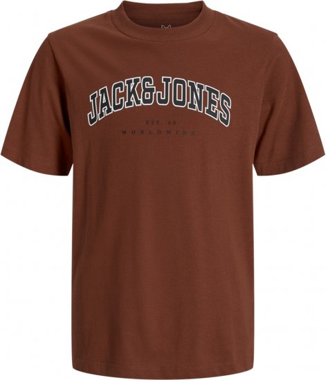 Jack & Jones Caleb Varsity T-Shirt Red - T-shirts - Grote Maten T-shirts Heren
