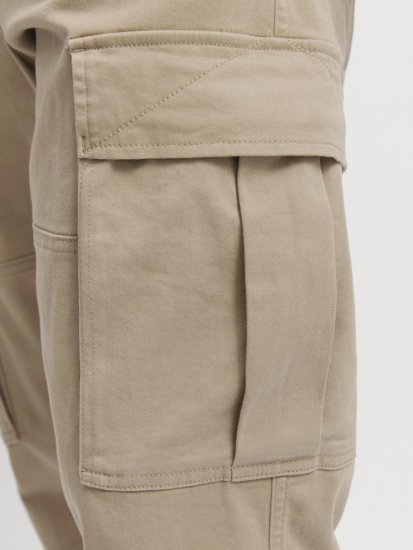 Jack & Jones Jonnie Cuffed Cargo Pants Beige - Jeans & broeken - Jeans & Broeken Grote Maten Heren